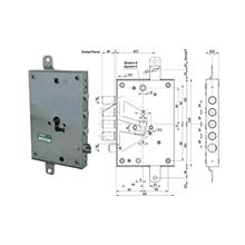 SERRATURA CILINDRO DX P.37    MOTTURA 85.571D37N