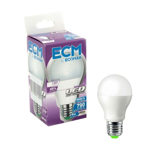 ECM LED GOCCIA 9W 4000K E27