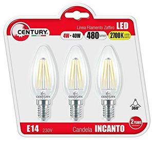 TRIS LAMPADE INCANTO OLIVA 4W 2700K